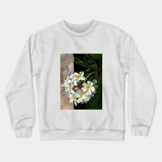 Plumeria blooming Crewneck Sweatshirt by NadJac